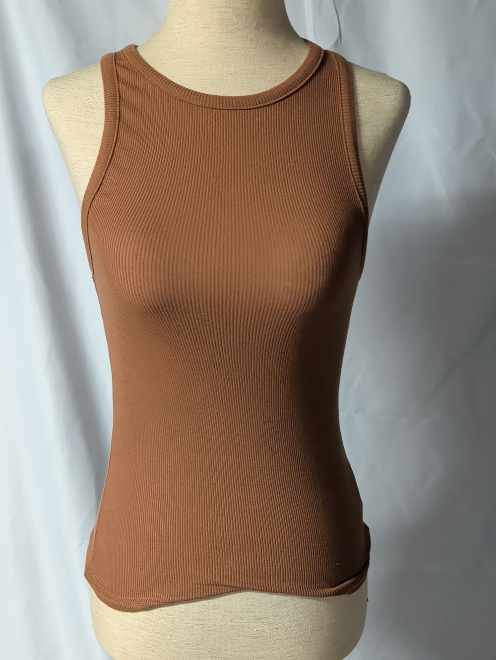 Z Supply Ribbed Tank Top - Brown